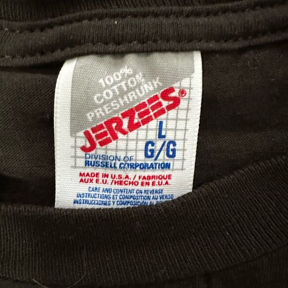 VTG Busch Gardens Big Bad Wolf Ride “I Survived” Black Shirt Men’s Size Large - Picture 4 of 8